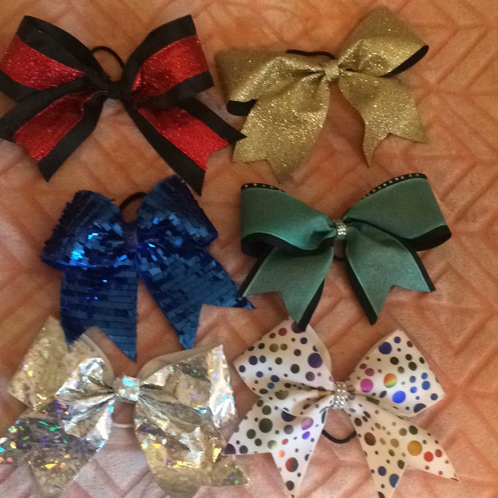 Cheer bows.